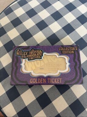 Collector's Edition Golden Ticket Card Holder — Purple and Gold